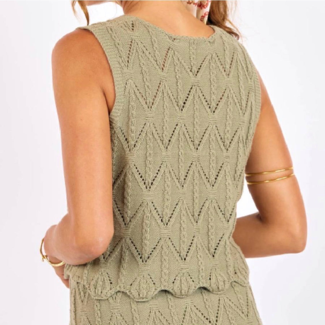 Sage Sweater Tank