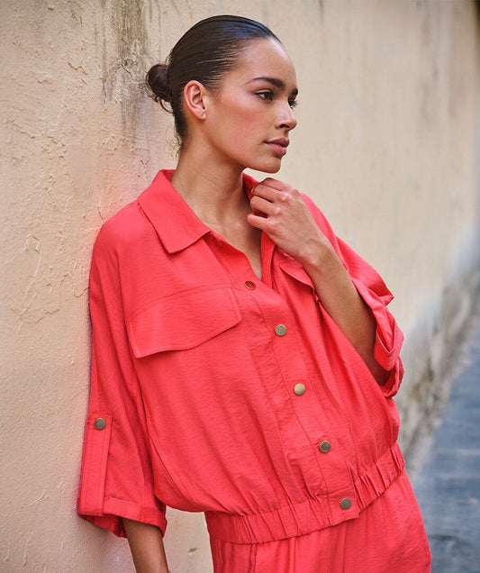 Liz Slub Sleeve Jacket