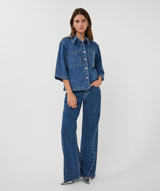 Tennessee Denim Studded Shirt