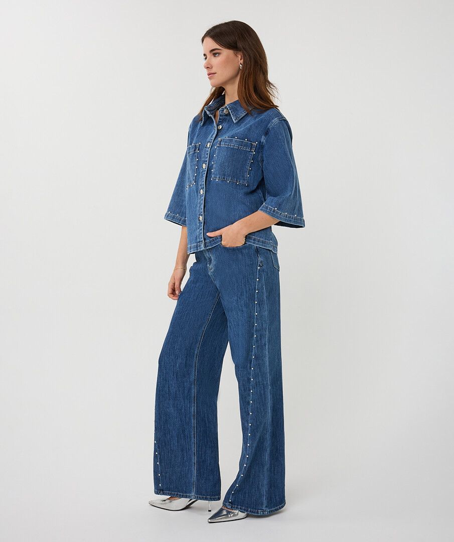 Tennessee Denim Studded Shirt