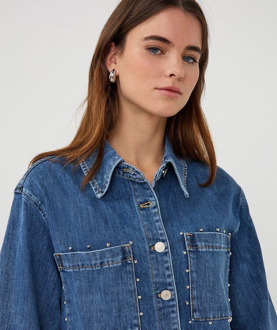 Tennessee Denim Studded Shirt