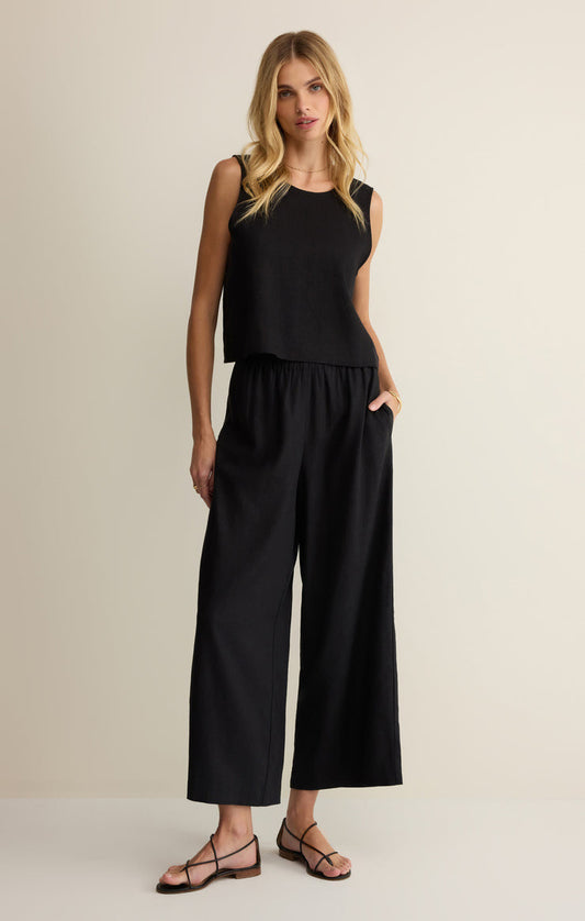 Scout Linen Pant - Black