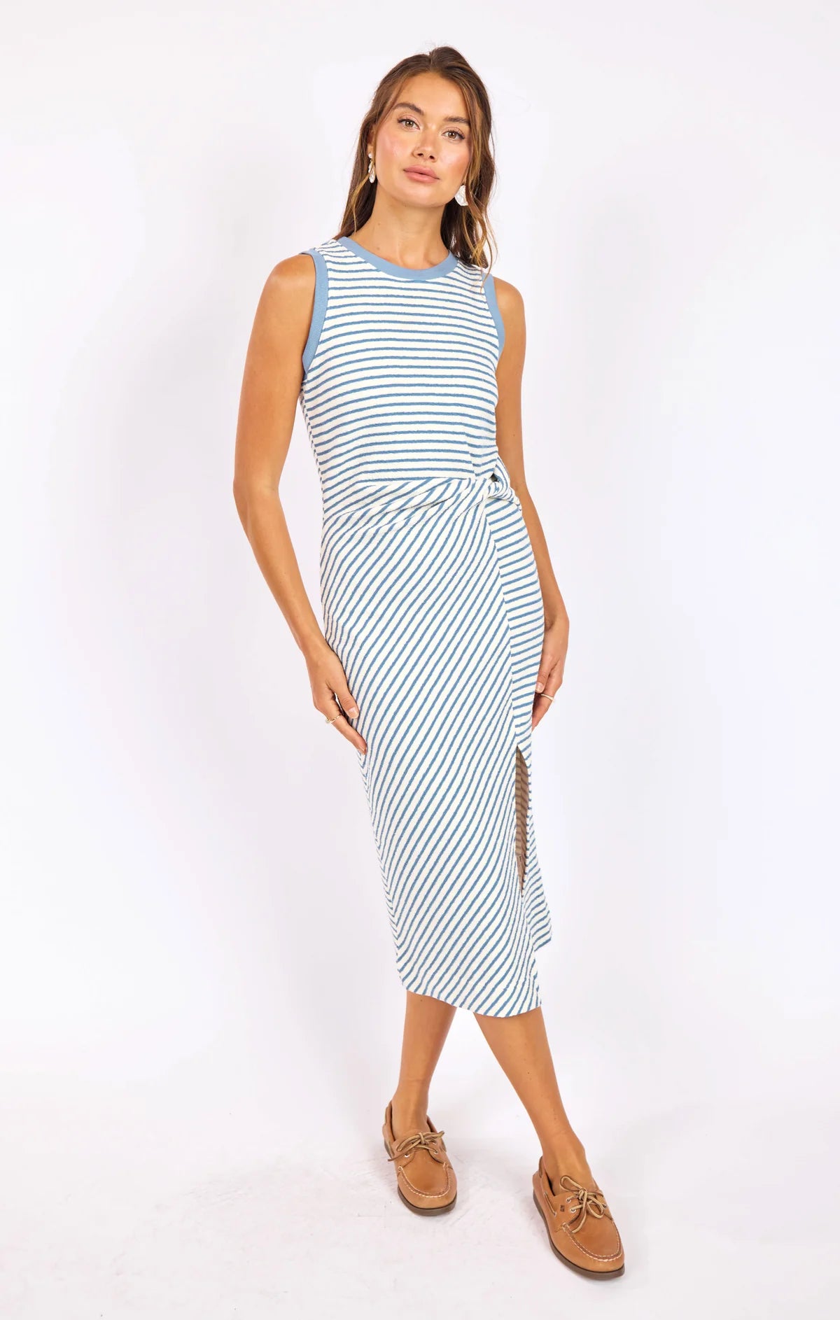 Baby Blue Stripe Dress