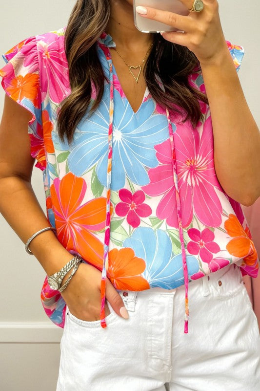 Sha Sha Floral Top