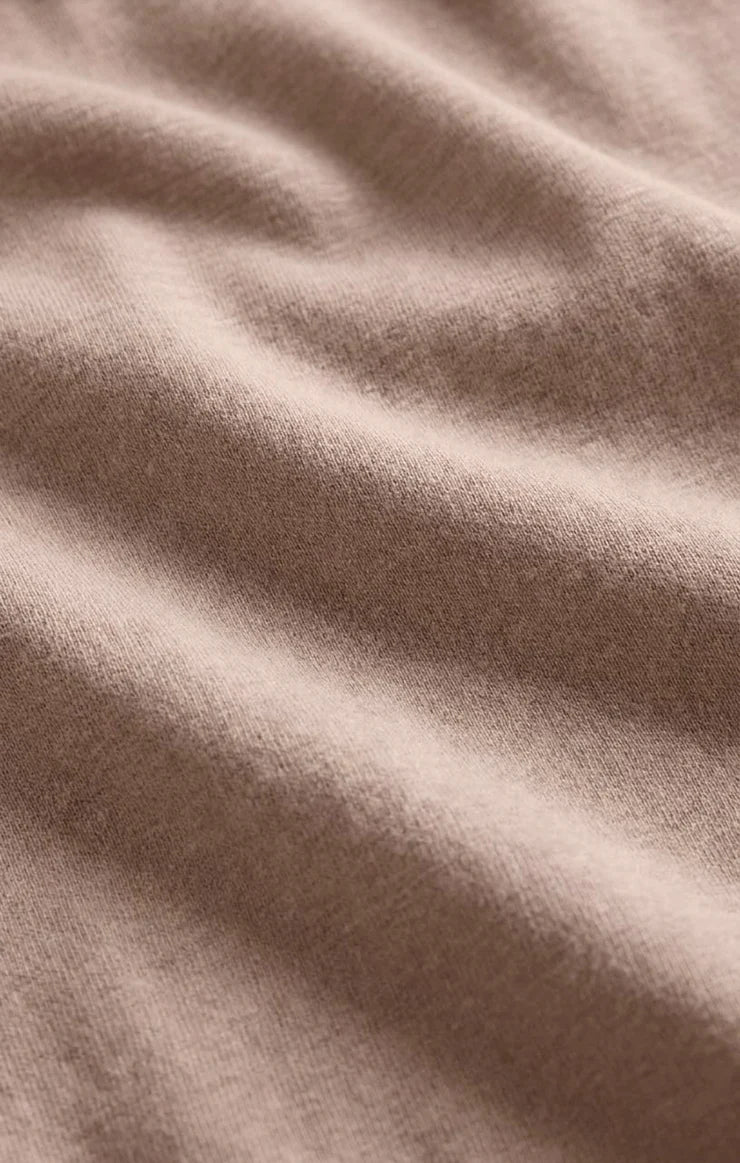 Nomad V Neck Tee - Heather Ash