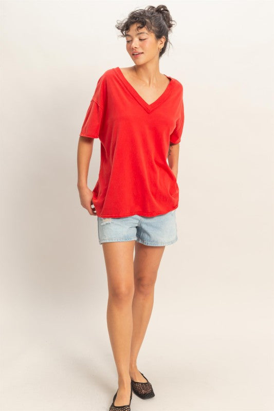 Maddie T-Shirt - Red