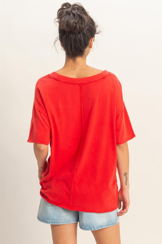 Maddie T-Shirt - Red