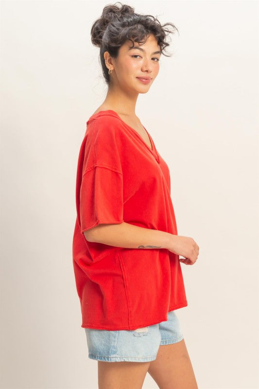 Maddie T-Shirt - Red