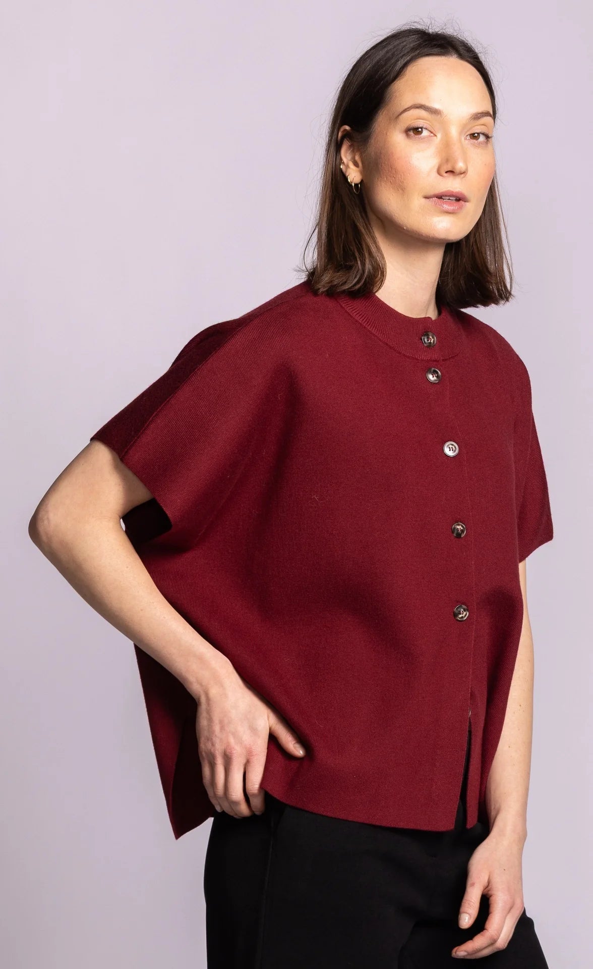 Melrose Sweater - Burgundy