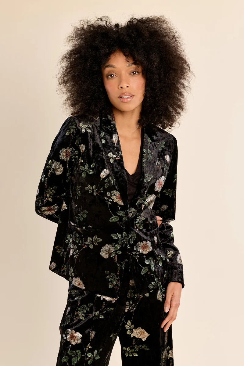 Sarah Velvet Blazer