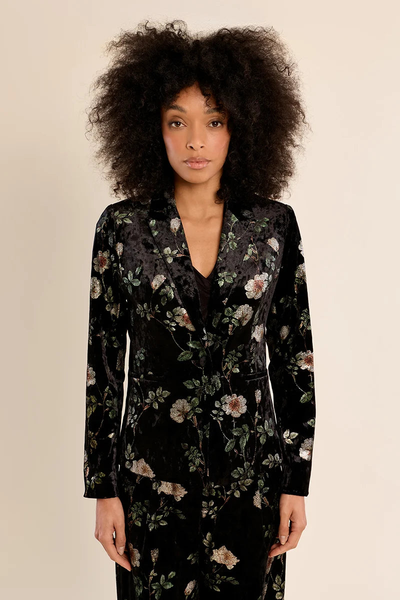 Sarah Velvet Blazer