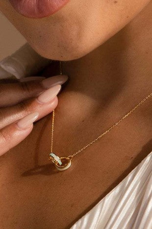 Opal Pendant Necklace