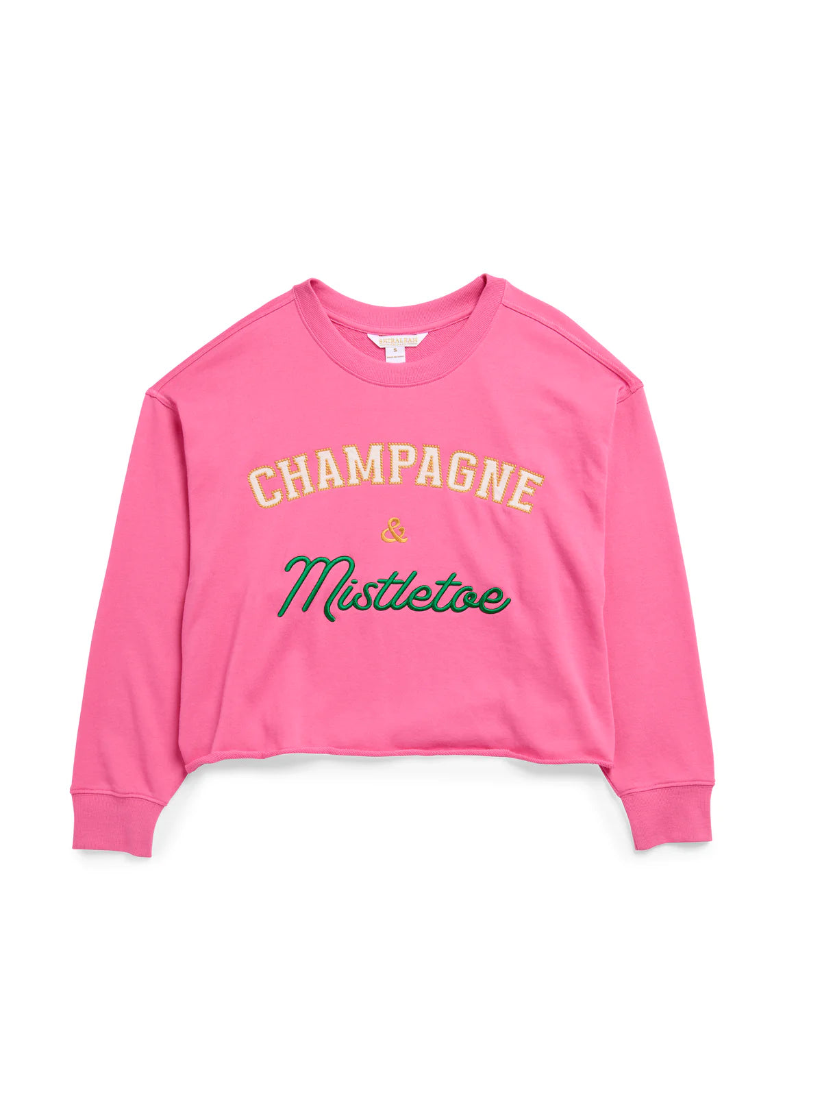 "Champagne & Mistletoe" Lounge Sweatshirt + Celebration Boxer