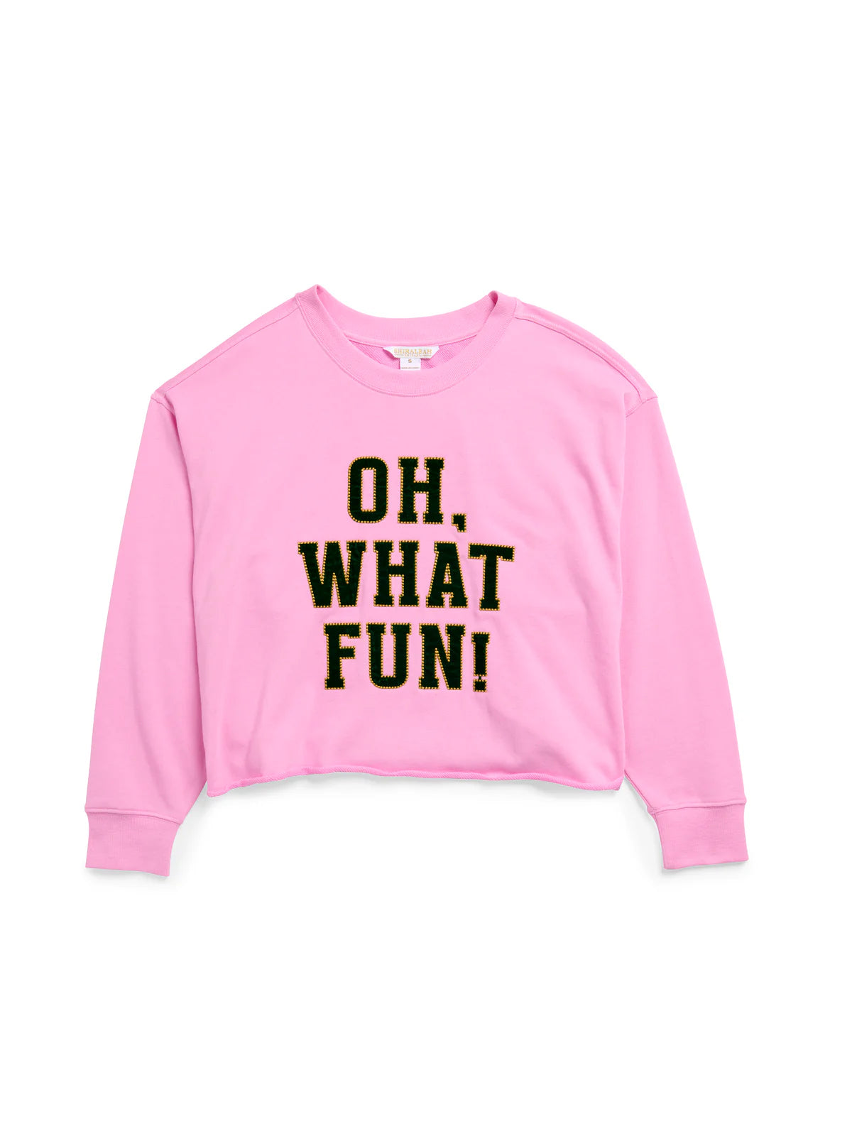 "Oh What Fun!" Lounge Sweatshirt + Checkered Boxer Short