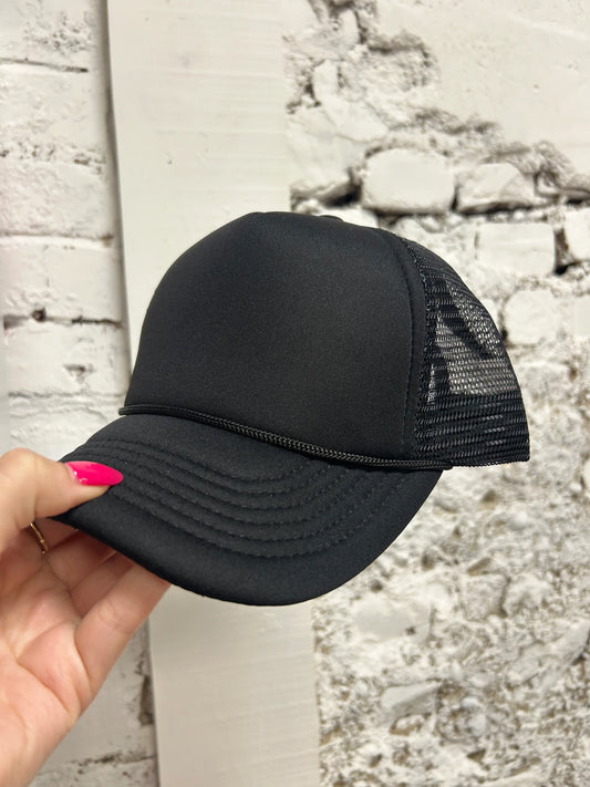 Back in Black Trucker Hat