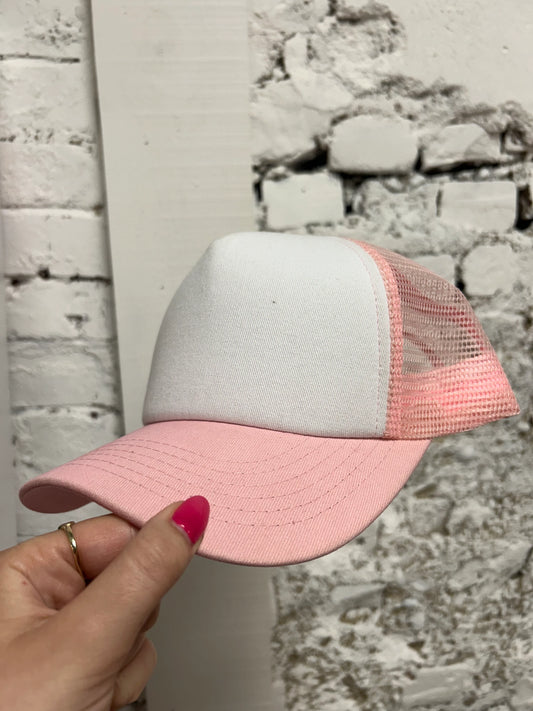 Baby Pink Trucker Hat