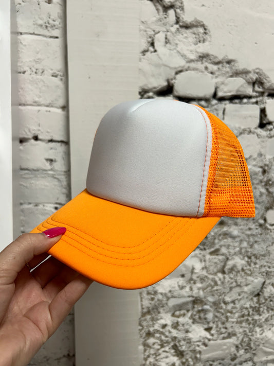 Sunshine Orange Trucker Hat