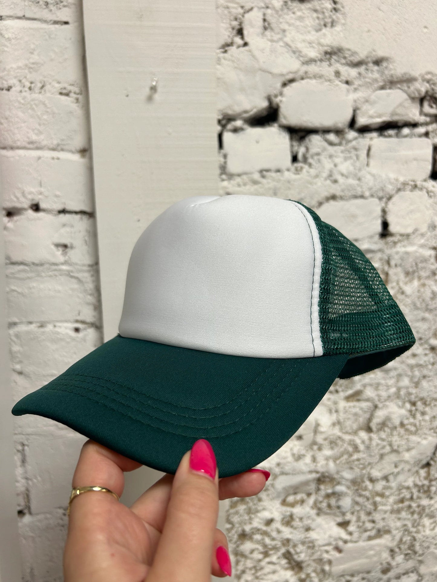 Hunter Green Trucker Hat