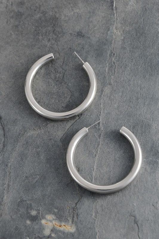 Silver Hoop