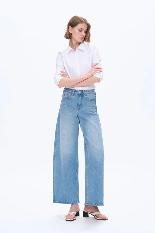 Daisy High Rise Barrel Jean