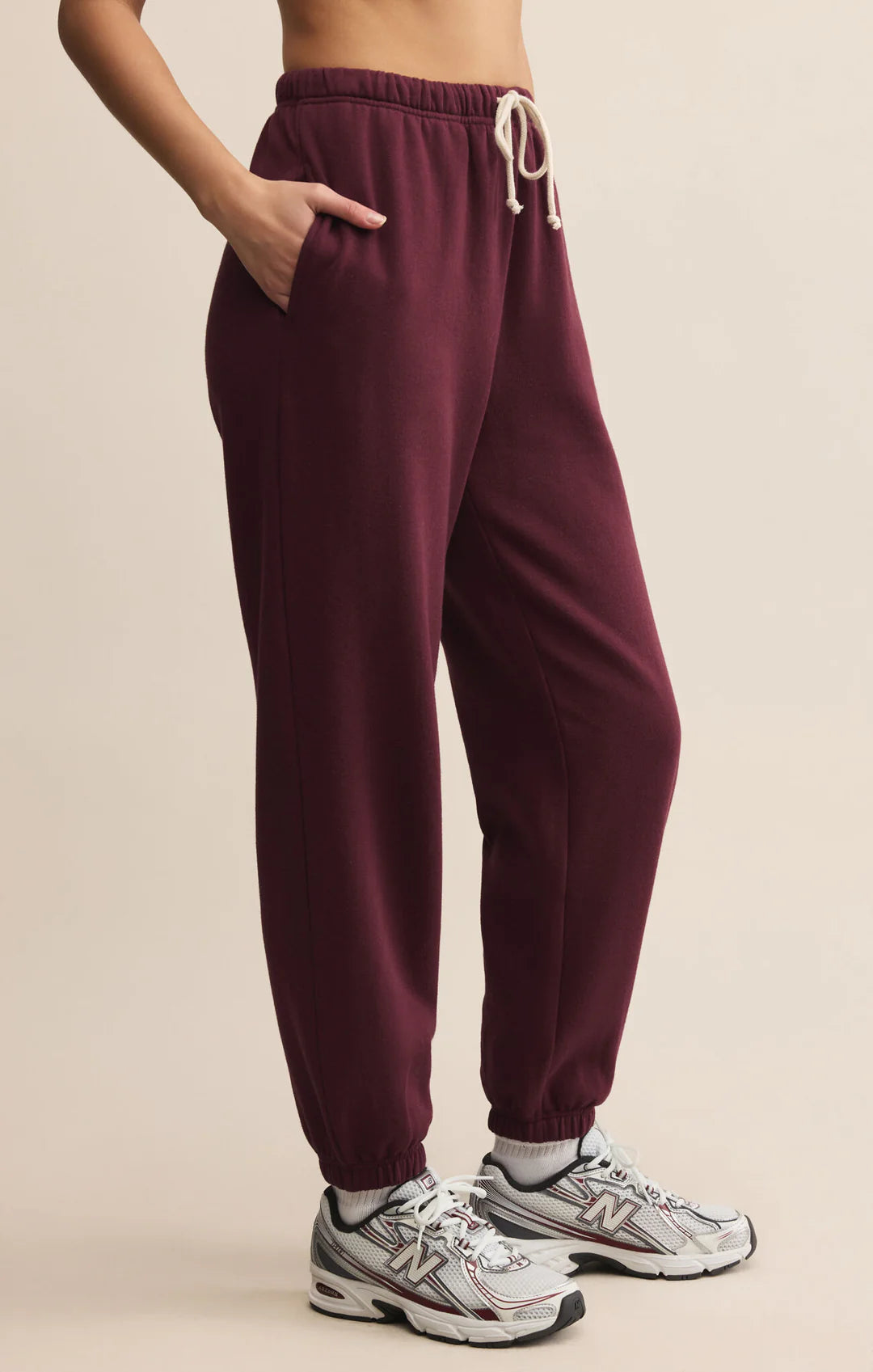 Stadium Jogger - Merlot