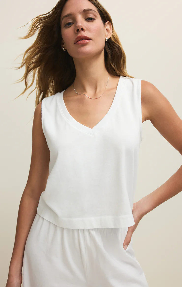 Scout Jersey Crop Z Supply Pant - White