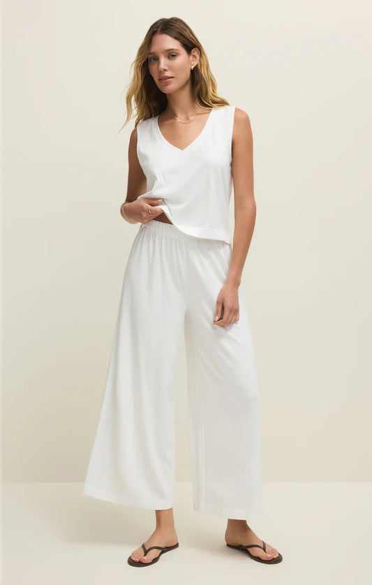 Scout Jersey Crop Z Supply Pant - White