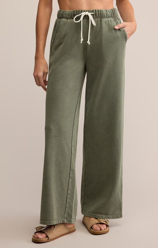 Hunter Knit Denim Pant -green