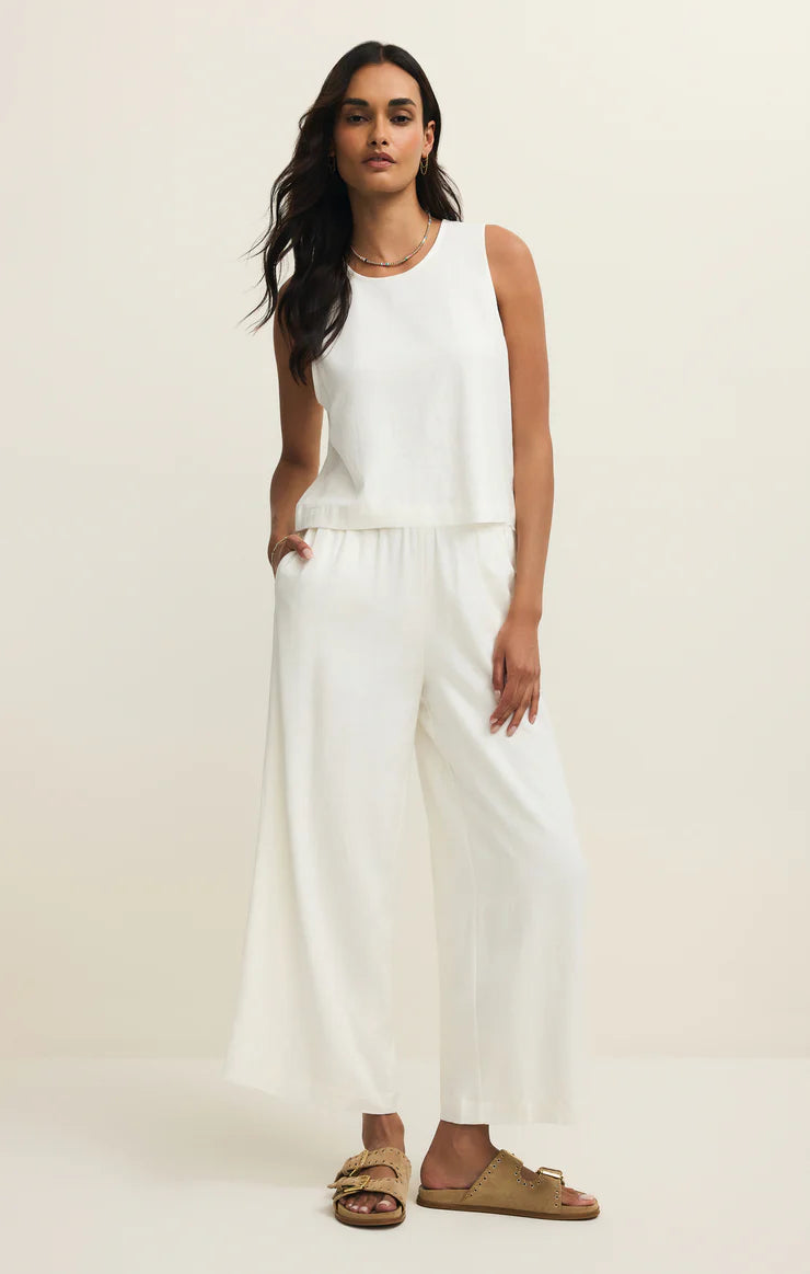 Scout Linen Pant - White