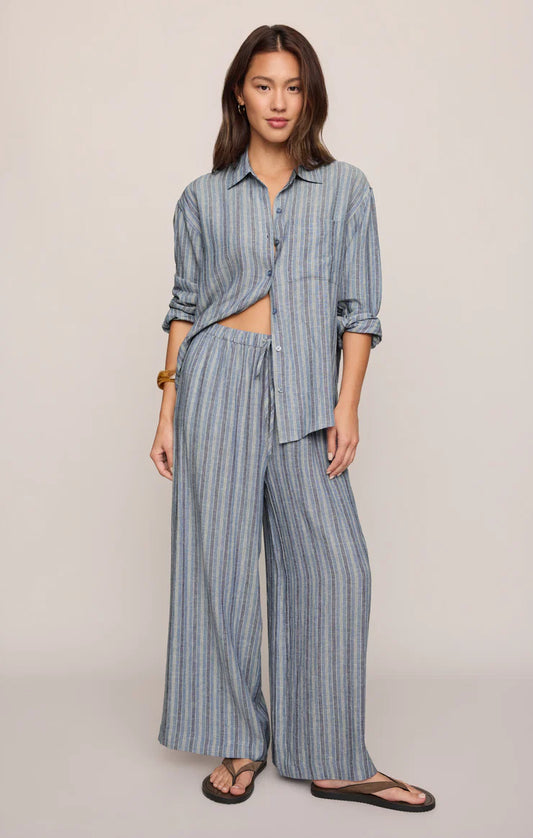 The Perfect Striped Linen Pant