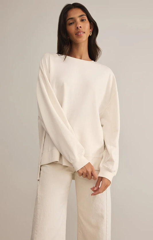 Weekender Crew Neck - Sea Salt