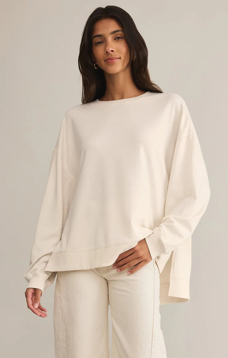 Weekender Crew Neck - Sea Salt
