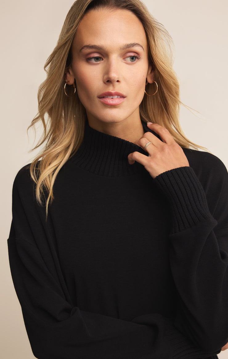 Sable Luxe Long Sleeve - Black