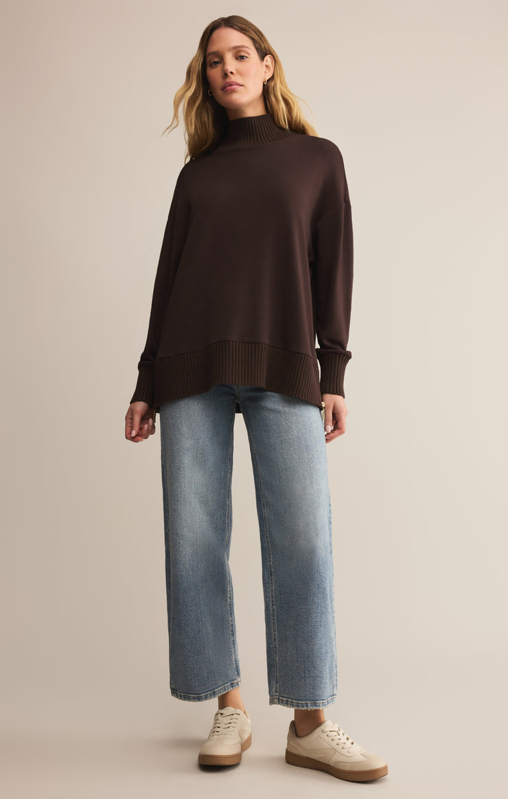 Sable Luxe Long Sleeve - Chocolate Cherry