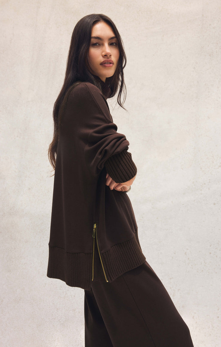 Sable Luxe Long Sleeve - Chocolate Cherry