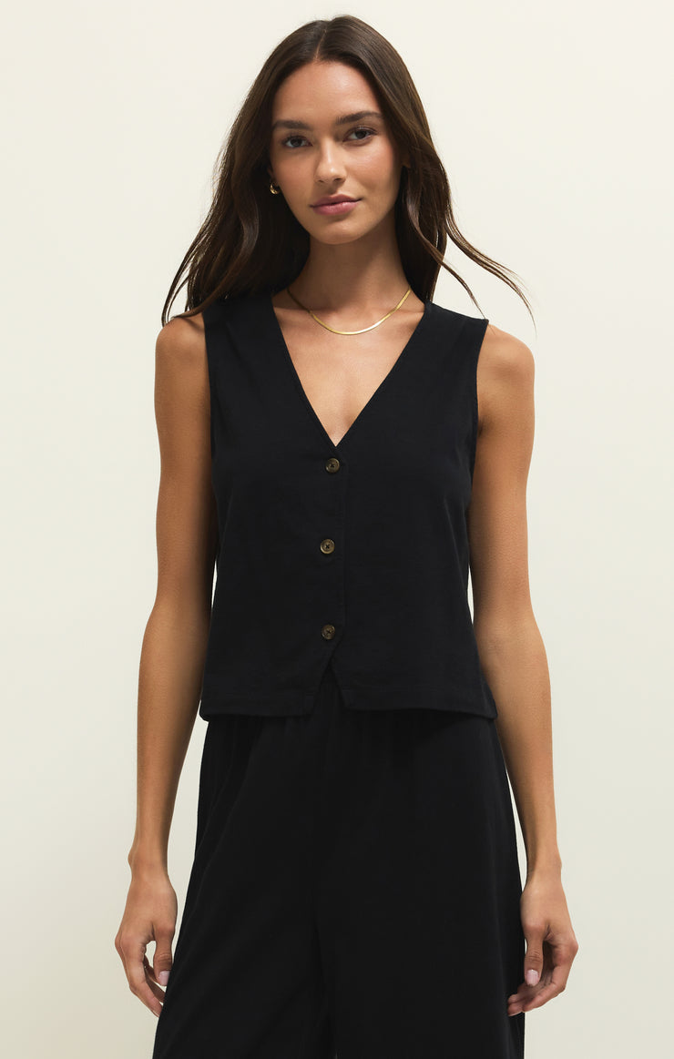 Noelle JerseyTop - Black