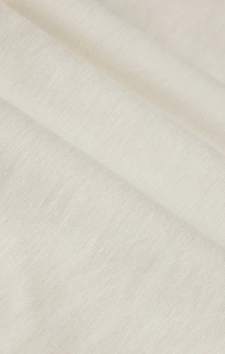 Sloane Z Supply Linen Top - White