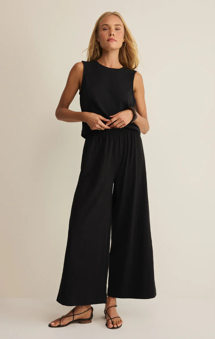 Sloane Textured Tank - Black