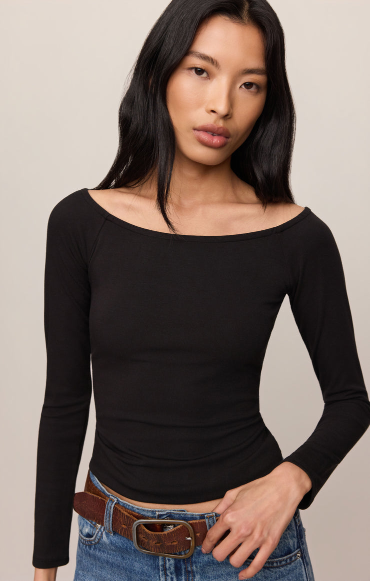 Sabrina Top - Black