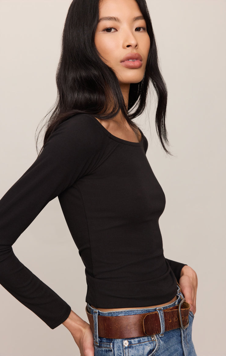 Sabrina Top - Black