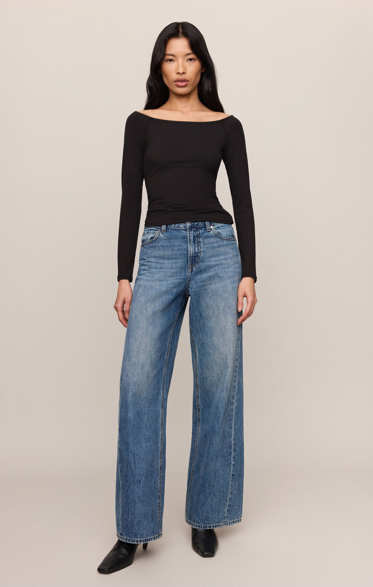 Sabrina Top - Black