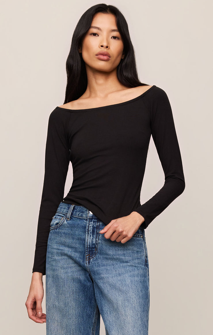 Sabrina Top - Black