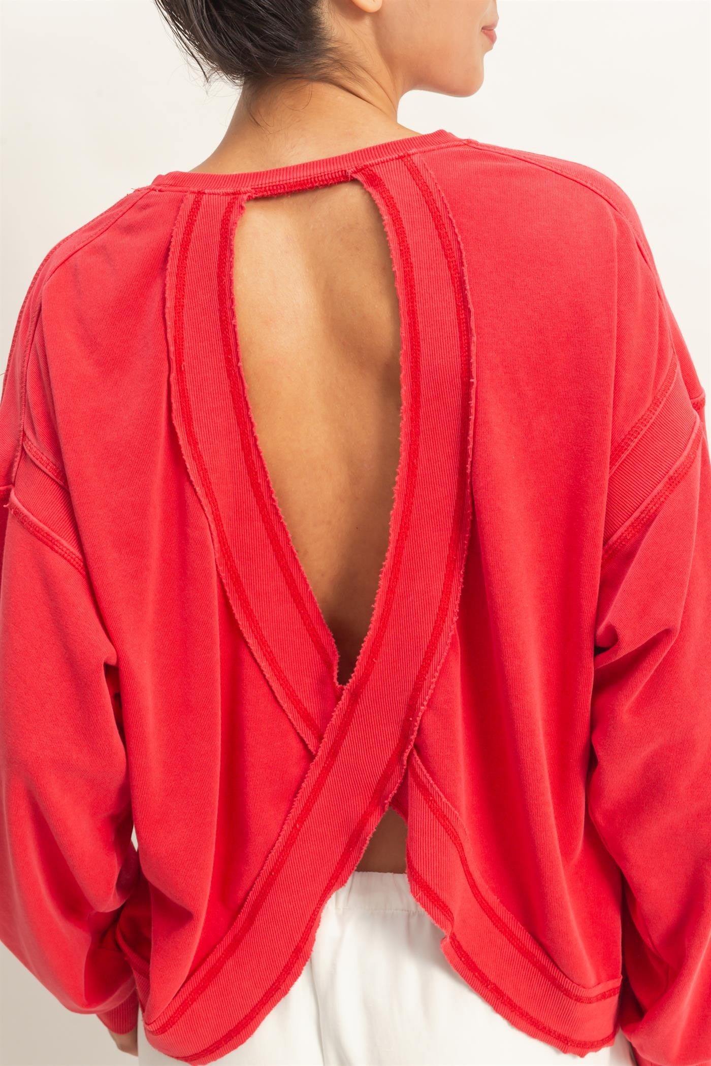 Open Back - Red