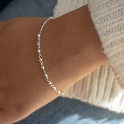 Teresa - Sterling Silver Rosary Bracelet