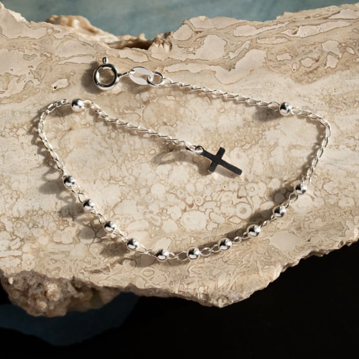 Teresa - Sterling Silver Rosary Bracelet