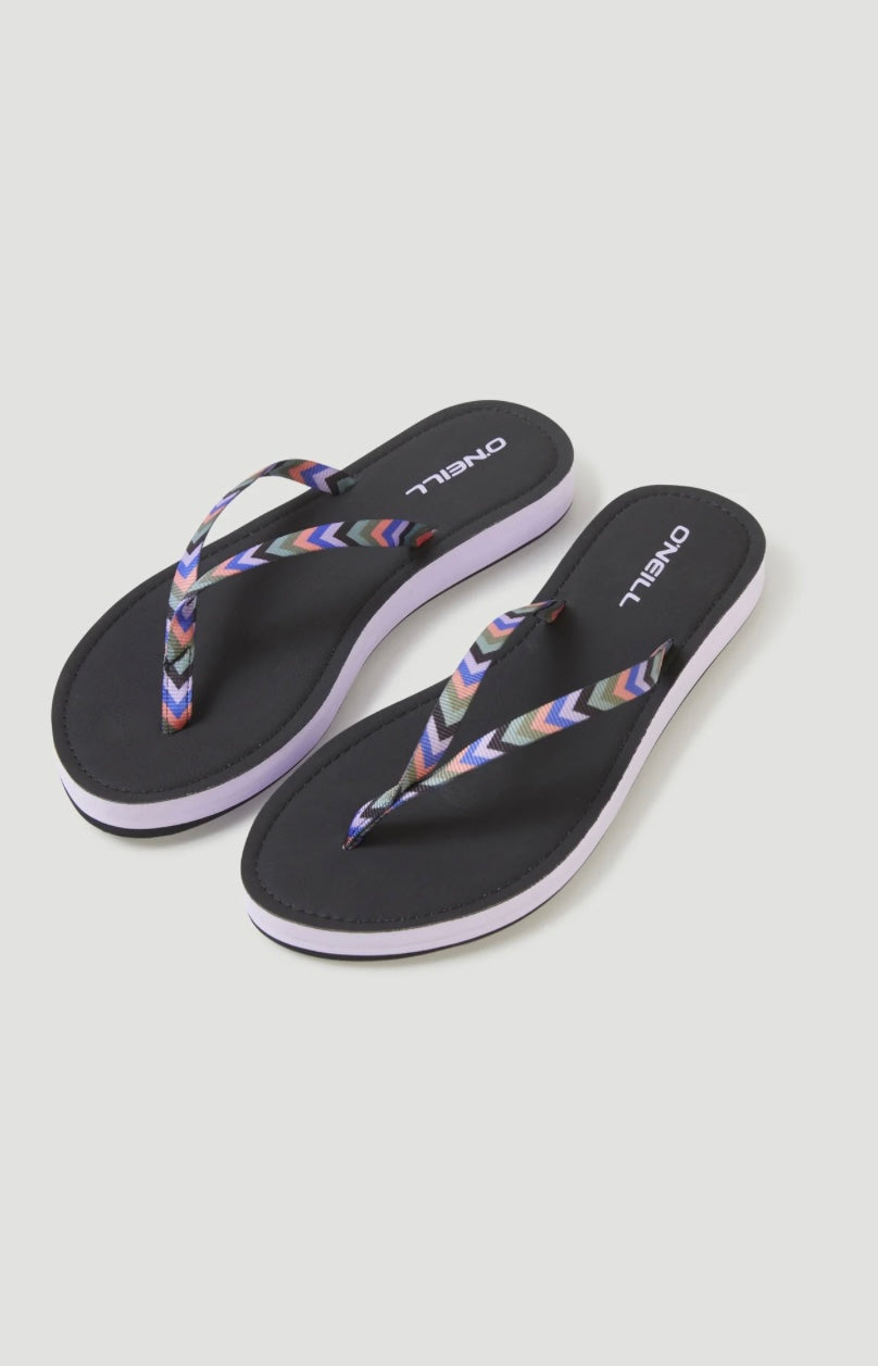 Melina Black Out Flip Flops