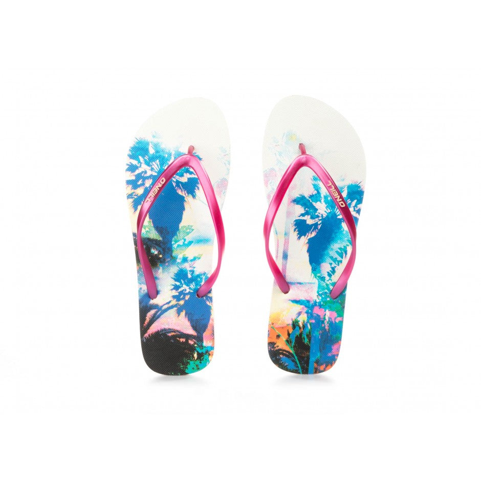 Summerland Print Flip Flops