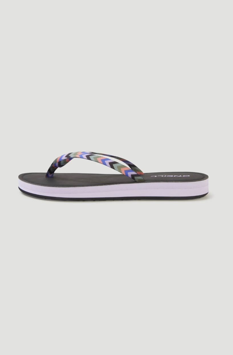 Melina Black Out Flip Flops