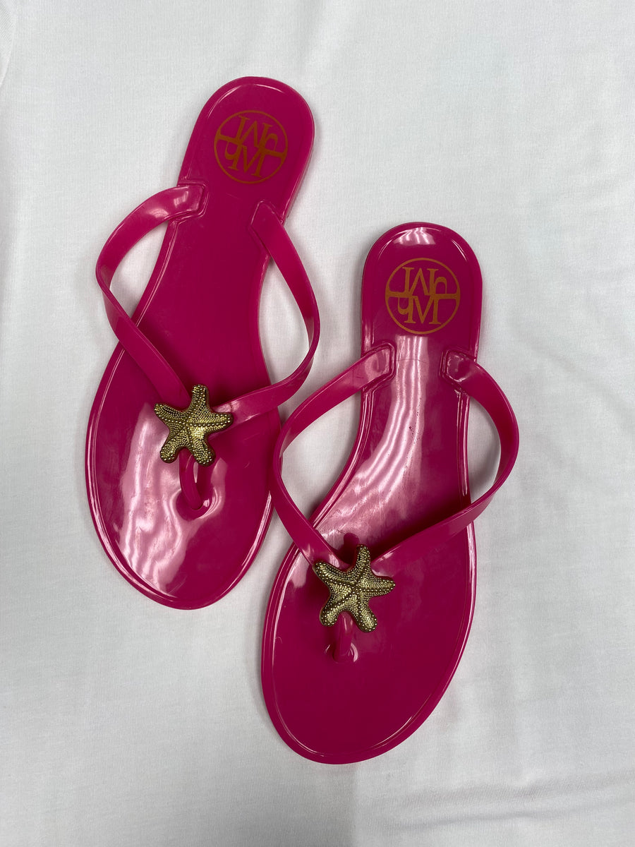 Hot Pink Flip Flops – A Dash Of Fab