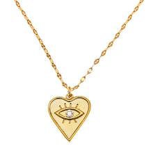 Wild Spirit Heart Gold Necklace